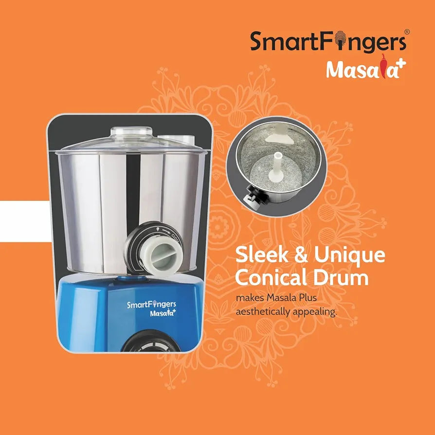 SMART FINGERS MASALA PLUS 2L BLUE WET GRINDER SMART FINGERS MASALA PLUS 2L BLUE WET GRINDER